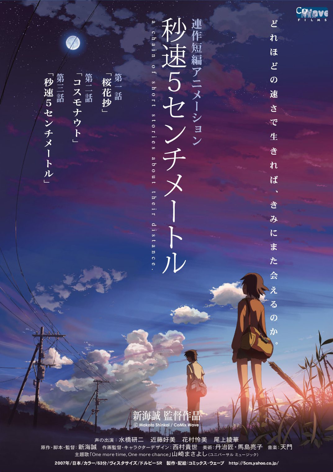 دانلود انیمه Byousoku 5 Centimeter | 5 Centimeters Per Second 2007